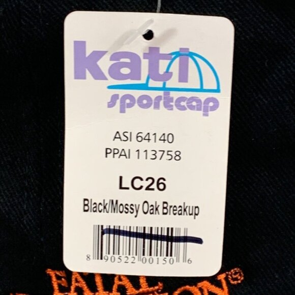 Fatal Attraction Baseball Hat Mens OSFA Black Mossy Oak Breakup Camo Deer Kati - Picture 9 of 13